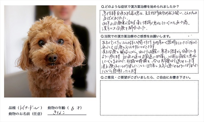 患者様の声画像